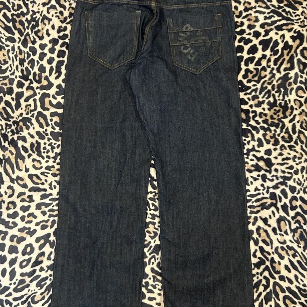 Rocawear Men's Navy and Blue Jeans
